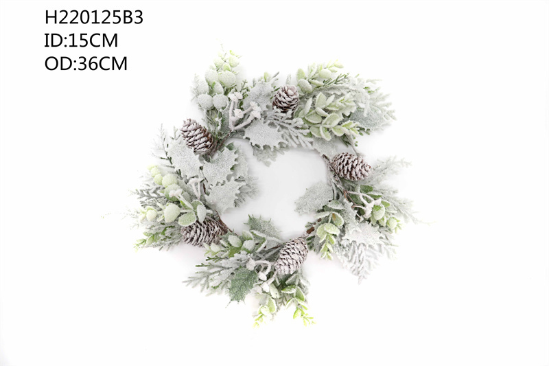 Christmas Door Hanging Pine Cone Wreath