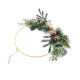 Hang Snow Spray Wreath On Doors And Windows