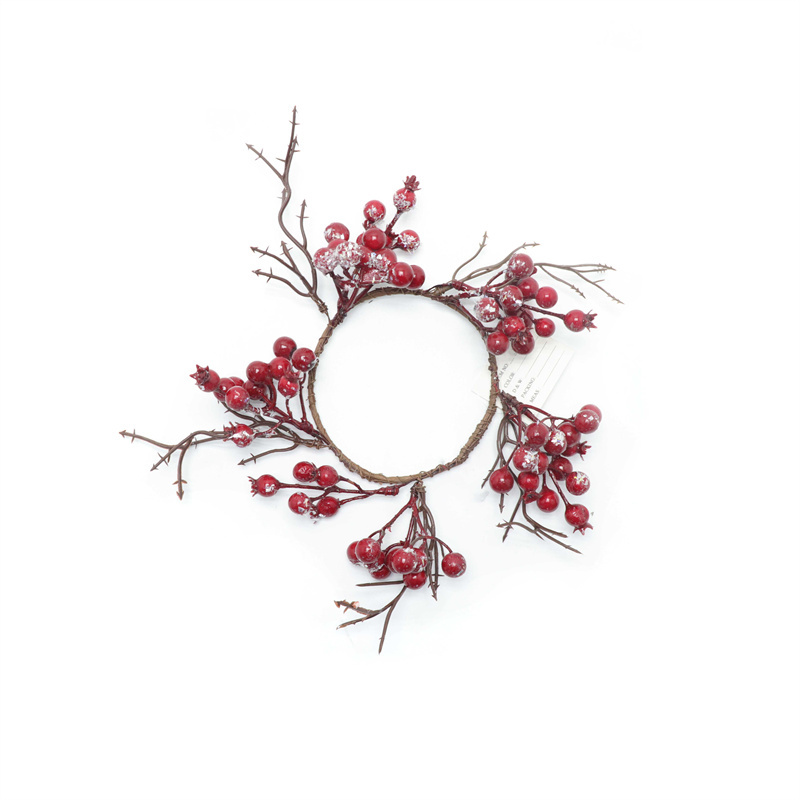 Hanging Berry Wreath On Doors And Windows