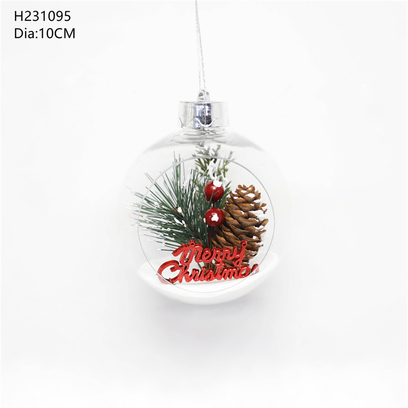 Hanging Decorative Transparent Plastic Ball