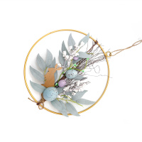 Easter Decorated Egg Wreath