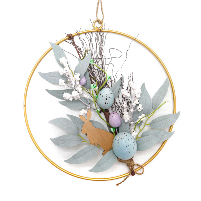 Easter Decorated Egg Wreath