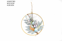 Easter Decorated Egg Wreath