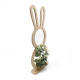 Decorated Wooden Bunny For Easter