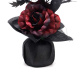 Decorate Bonsai Tree With Black Roses For Halloween