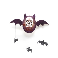 Decora la puerta colgando para la fiesta de Halloween
