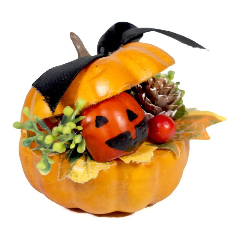 Decorate Smiley Pumpkin Branches For Halloween