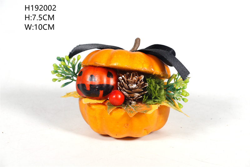 Decorate Smiley Pumpkin Branches For Halloween