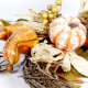 Decorate A Pumpkin Wreath For Thanksgiving