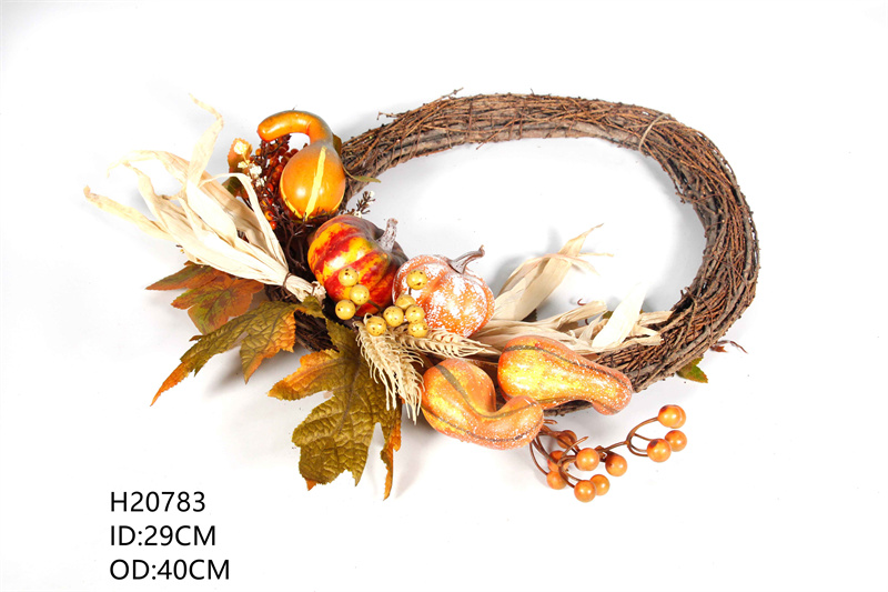 A Pumpkin Wreath