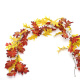 가을 장식 단풍잎 긴 덩굴