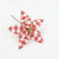 Artificial Flower Tower Decorated With Christmas Flowers