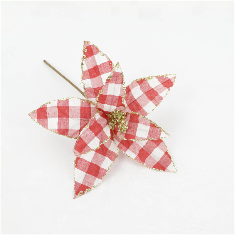 Artificial Flower Tower Decorated With Christmas Flowers