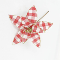 Artificial Flower Tower Decorated With Christmas Flowers