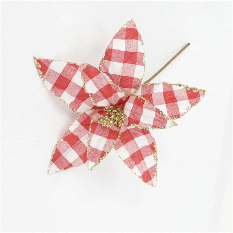 Artificial Flower Tower Decorated With Christmas Flowers