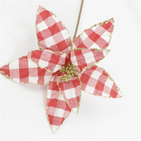 Artificial Flower Tower Decorated With Christmas Flowers