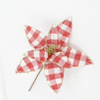 Artificial Flower Tower Decorated With Christmas Flowers