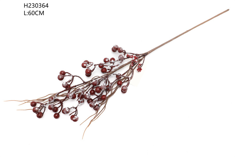 Holiday Decorations Spangle Berry Branch