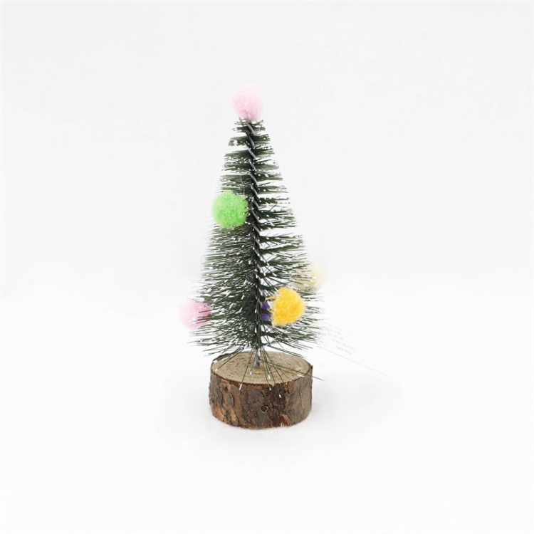 Feestelijke Pompon Kerstboomdecoratie kunstkerstboom