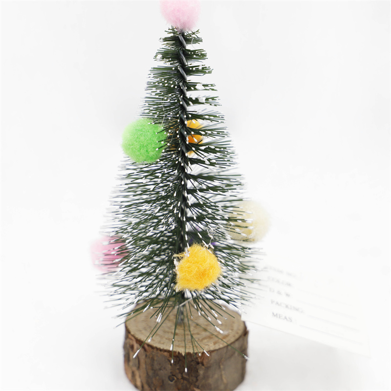 Festive Pompon Christmas Tree Decoration artificial christmas tree