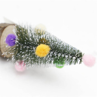 Festive Pompon Christmas Tree Decoration artificial christmas tree