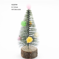 Festive Pompon Christmas Tree Decoration artificial christmas tree