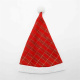 크리스마스 장식 빨간 줄무늬 산타 모자
