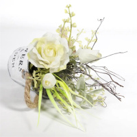 Wedding Decoration White Artificial Flowers Bonsai