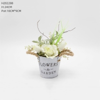 Wedding Decoration White Artificial Flowers Bonsai