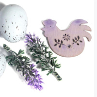 Easter Nets Deco With Eggs