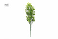 Plastic Green Plant With Artificial Foliage Stems