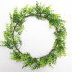 Fake Living Walls Decoration With Artificial Green Wreath