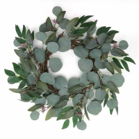 Outdoor Decoration Artificial Leaf Wreath