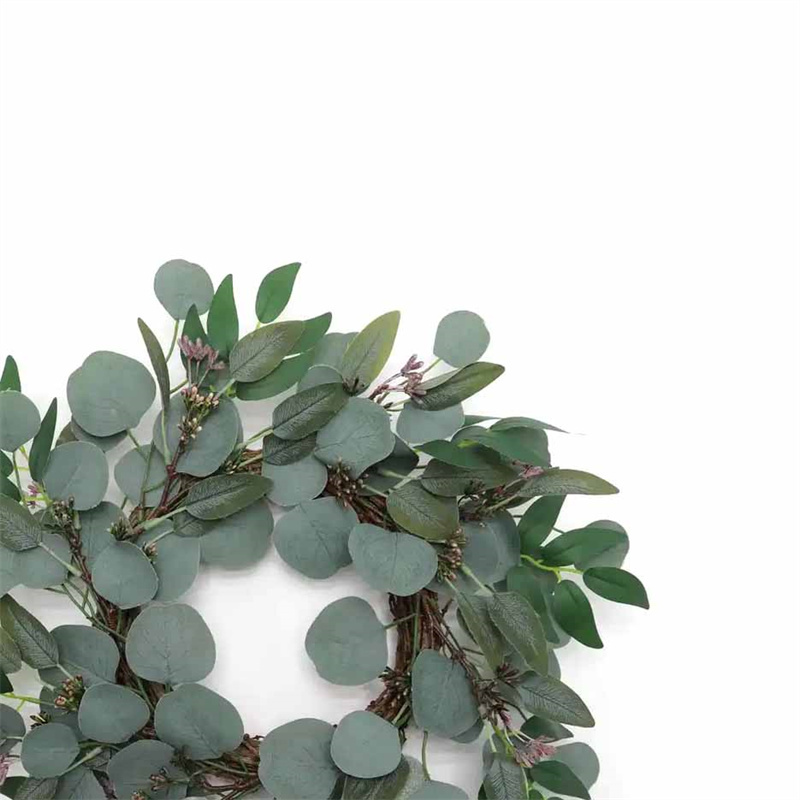 Outdoor Decoration Artificial Leaf Wreath