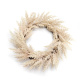 Creamy White Pampas Grass Wreath For Wedding Decoration