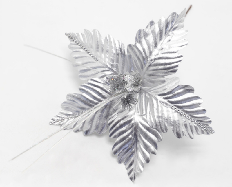 Silver Artificial Flower