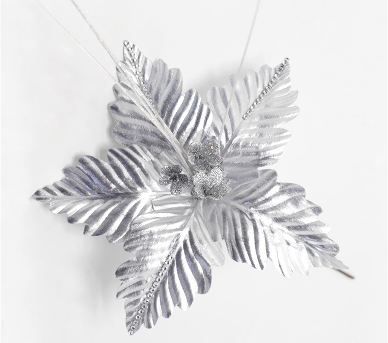 Silver Artificial Flower
