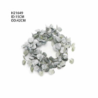 wholesale artificial christmas wreaths Spray Plastic To Deco Christmas Wreath