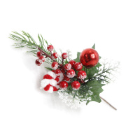 Xmas Table Deco Small Red Berry Branches