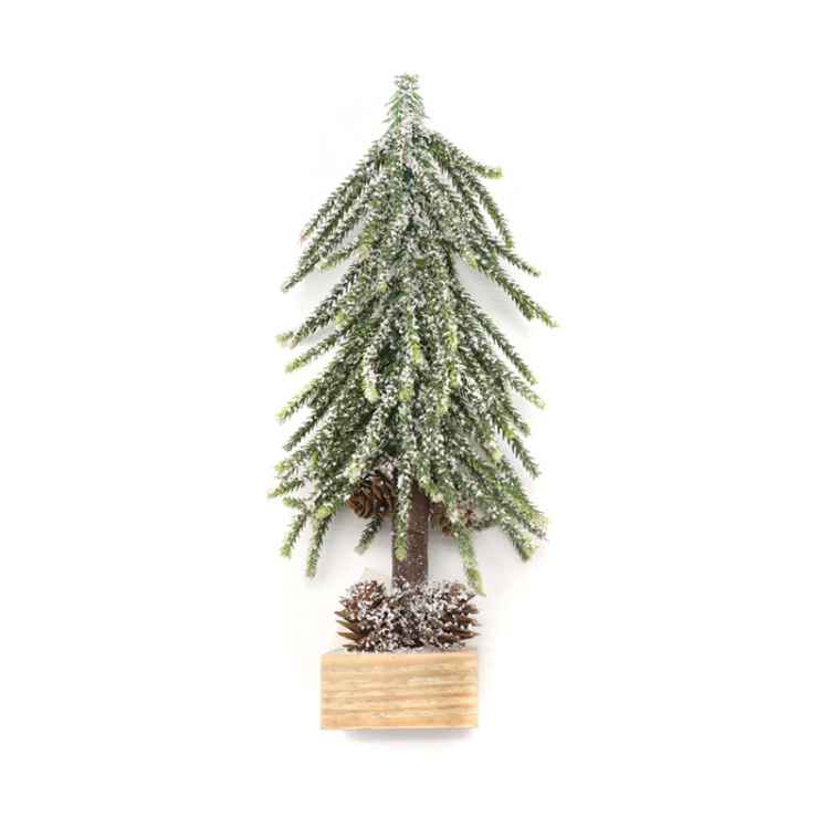 Oficina de Navidad Deco nieve rociando árbol de Navidad artificial del precio de fábrica de China