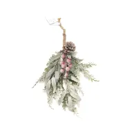 Christmas House Deco Spray Snow Door Hanging