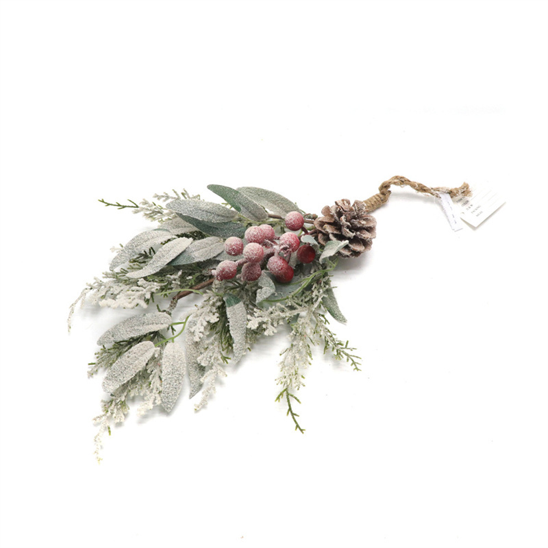 Christmas House Deco Spray Snow Door Hanging