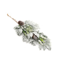 White Christmas Deco Sprayed Snow Upside Down