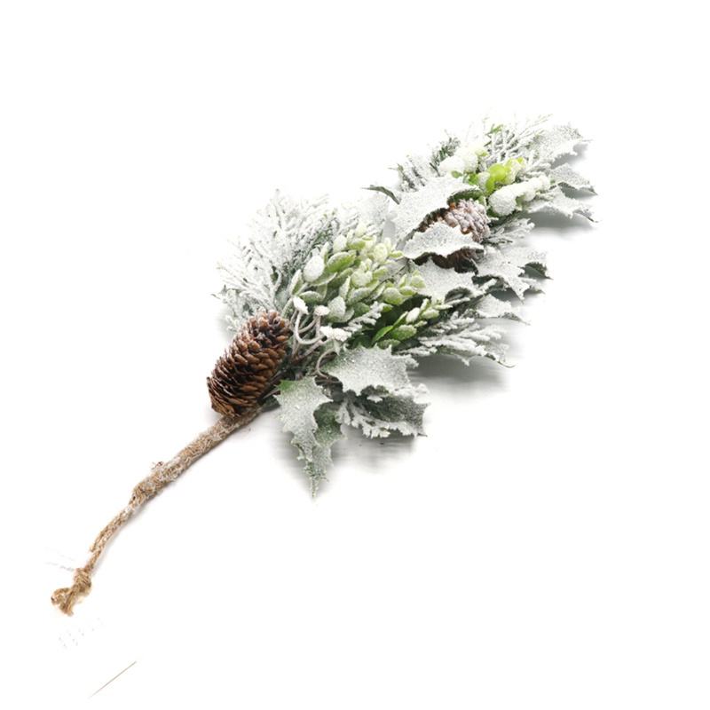 White Christmas Deco Sprayed Snow Upside Down