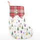 Christmas Deco Large Fabric Christmas Stockings