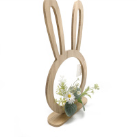 Wooden Bunny Deco For Easter
