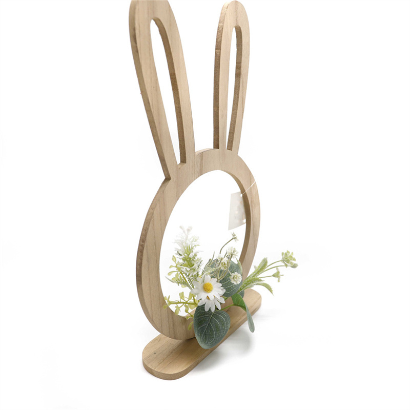 Wooden Bunny Deco For Easter