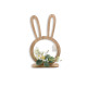 Wooden Bunny Deco For Easter