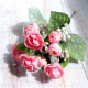 부활절을 위한 분홍색 인공 꽃으로 장식하세요. 대량으로 가짜 결혼식 꽃
