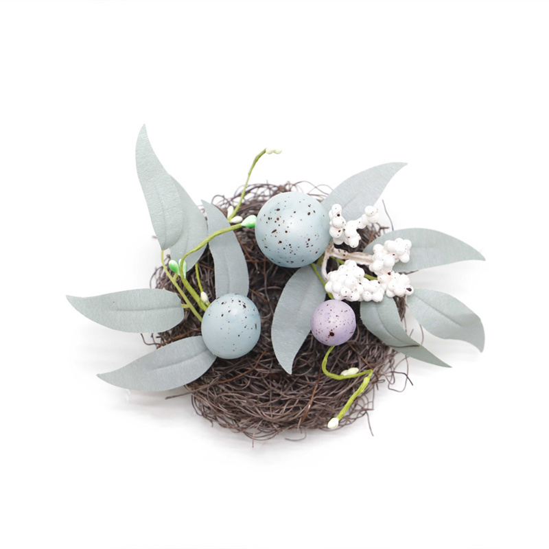 Decorate The Nest With Eggs For Easter